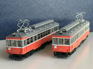 IMON 箱根登山鉄道 モハ1片運 モハ103＋モハ107 HOゲージ 鉄道模型 1/80