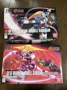 HGFC 1/144 ノーベルガンダム　未組立品 ノーマル&バーサーカーモード（バーサーカーモード説明書無し）