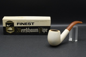 FINEST Meerschaum Pipe メシャムパイプ 海泡石 喫煙具 タバコグッズ 箱付 ■24147