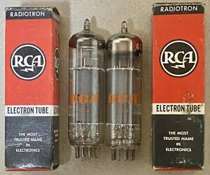 ■NEW20095■ RCA 6CW5/EL86（MADE IN HOLLAND）同一デートコード新品元箱入２本セット