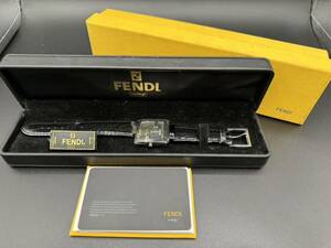 【結蜂】MT017 FENDI フェンディ クォーツ 腕時計 4000L 未使用品 箱付き