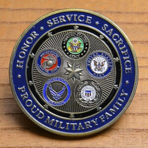 チャレンジコイン 紋章 アメリカ五軍 国防総省 記念メダル Challenge Coin 記念コイン 米軍 ARMY