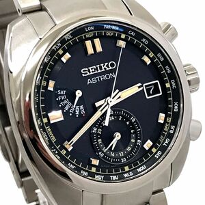 新品 SEIKO セイコー ASTRON アストロン 腕時計 SBXY003 電波ソーラー アナログ カレンダー チタン チタニウム コレクション 箱付き