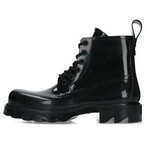 ボッテガヴェネタ BOTTEGA VENETA STRIDE BOOTS サイズ:41 ラバーレースアップブーツ 中古 FK04