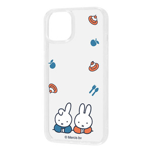 iPhone 14 13 クリア スマホ ケース カバー ミッフィー Miffy ダーン キャラクター グッズ 透明 耐衝撃