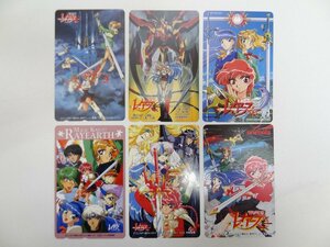 レアテレカ!! 未使用 CLAMP 魔法騎士レイアース 50度数×6 テレカ テレホンカード マジックナイトレイアース MAGICKNIGHT ☆P