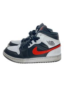 NIKE◆AIR JORDAN 1 MID_エア ジョーダン 1 ミッド/26.5cm/BLK