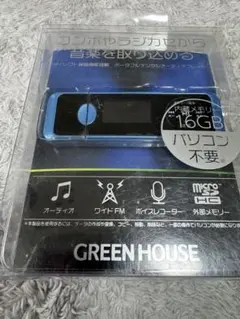 グリーンハウスデジタルオーディオプレーヤkana DT オーディオ機器　16GB