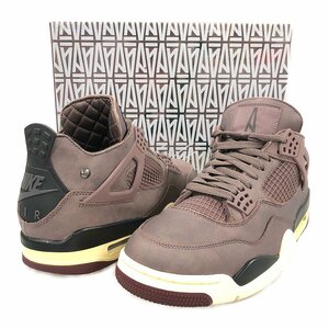 NIKE×A MA MANIERE アママニエール DV6773-220 AIR JORDAN 4 RETRO SP エアジョーダン シューズ アッシュブラック US9=27cm 正規品/ 31140