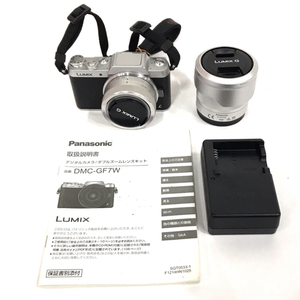 1円 Panasonic LUMIX DMC-GF7 G VARIO 1:3.5-5.6/12-32 ミラーレス一眼 カメラ レンズ L121116