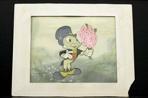 ディズニー ピノキオ　ジミニークリケット　原画 セル画 限定 レア Disney 入手困難