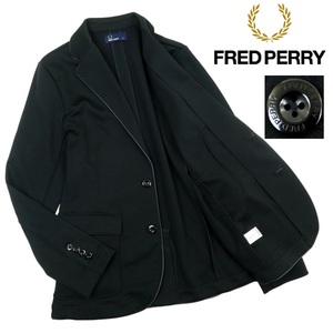 【M355】【美品】FRED PERRY フレッドペリー パイピングテーラードジャケット F2273 サイズM