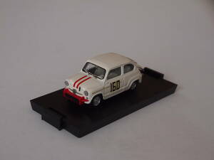 brumm 1/43 R306 FIAT ABARTH 850TC PIEVE SANTO STEFANO PIERO FALORNI 1962 イタリア製