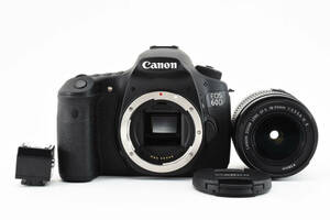 3588 【良品】 Canon EOS 60D EF-S 18-55mm F3.5-5.6 ISⅡ Camera キヤノン デジタル一眼レフカメラ AFズームレンズ 0501