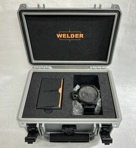 稼動/現状品 Welder ウェルダー K-24シリーズ 腕時計 自動巻き 裏スケ 100M MOVT YT57 自動巻き発電 STEEL 316L キネティック スケルトン Y