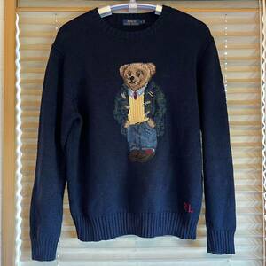 L POLO RALPH LAUREN polo bear sweater セーター ポロベア rrl country sport 1992 1993 stadium p wing snow beach