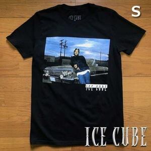 売切り【正規新品】アイスキューブ Ice Cube Tシャツ トップス カットソー フォトプリントT【S】黒 新品 アメリカ買い付け 180718