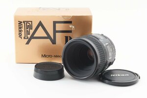 Nikon AF Micro NIKKOR 60mm f/2.8 D マクロレンズ フルサイズ対応 [美品] 元箱付き