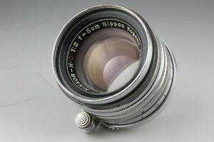 実写テスト済み Nikon NIKKOR-H.C 5cm F2 単焦点 標準レンズ ライカ L39 Lマウント #269
