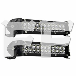 8インチ LED ワークライト 作業灯 60W SUV ATV ボート JEEP 車幅灯 建設機械 照明 12V/24V 6500W ホワイト 8C-60W 2個 新品