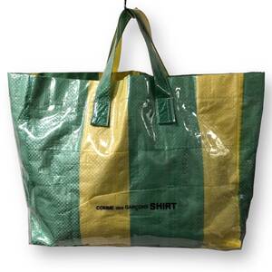 COMME des GARCONS SHIRT PVCトートバッグ S26610 グリーン コムデギャルソン シャツ 店舗受取可