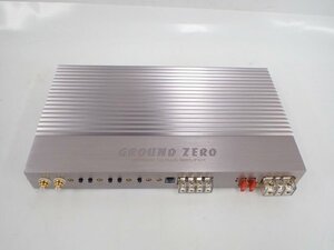 【美品】 GROUND ZERO グランドゼロ GZUA2.250SQ-PLUS 2ch パワーアンプ 代理店経由正規品 △ 6D8BF-2