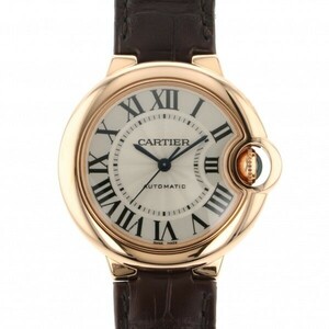 カルティエ Cartier バロンブルー 33mm W6920097 シルバー文字盤 新品 腕時計 レディース