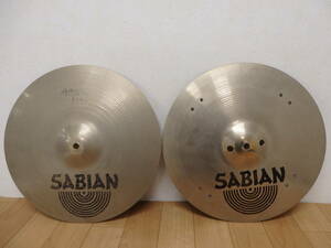 T36-4.11) SABIAN / セイビアン　AA SIZZLE HATS　14/36ｃｍ ２枚セット