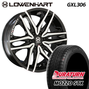 4本セット レーベンハート LOWENHART GXL306 22X9.5J 6/139.7 +20 おすすめタイヤ DURATURN 265/40R22 プラド ハイラックス など