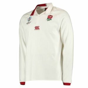 [M] Canterbury イングランド 2019 RWC2019 Vapodri ホーム クラシック ジャージー 長袖