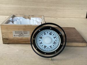 BOX MAGNETIC COMPASS SUNSTAR SSA2 佐浦計器 SIZE100 羅針盤 船舶用コンパス 船舶用品　株式会社 大航計器製作所　新中古品！