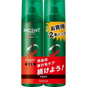 インセント薬用育毛トニック無香料190Gペアパック × 12点