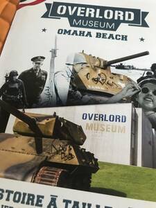 ●即決 入手困難 ラスト１点 Overlord Museum オーバーロードミュージアム ガイドパンフ レア 希少 戦争博物館 戦車 ノルマンディー WW2