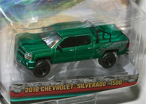Greenlight 1/64 2018 シボレー シルバラード Chevrolet Silverado 1500 グリーンマシーン Chevy シェビー グリーンライト Green Machine