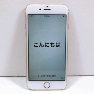 133【中古】Apple iPhone 6s ゴールド GB不明 A1688 アップル アイフォン シックスエス スマホ 動作確認 初期化済み 本体のみ 現状品