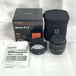 『中古品』SIGMA シグマ カメラレンズ 30mm 1:1.4 DC HSM Canonマウント