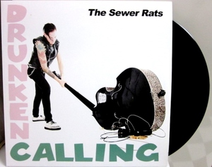 綺麗 良好!!★ 廃盤 レコード ★ 人気バンド!!! メロディアス パンカビリー SEWER RATS / DRUNKEN CALLING ★ ネオロカビリー サイコビリー