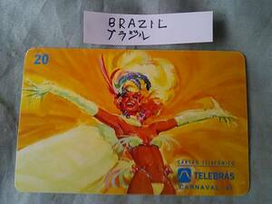 使用済み　テレカ　BRAZIL20