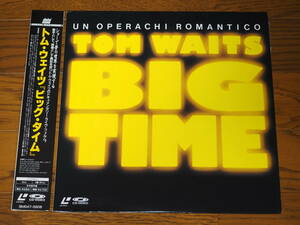 LD♪TOM WAITS/BIG TIME ♪1987年San Francisco/Los Angeles収録