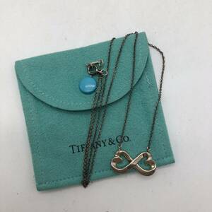 TIFFANY&Co. ティファニー ネックレス ダブルラビングハート シルバー 925 アクセサリー P1447