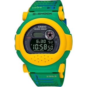 セール!★新品 カシオ正規保証付き G-SHOCK G-B001RG-3JR グリーン イエロー グレー 替えベゼル付き デジタル メンズ腕時計 ジェイソン