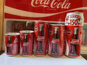 ★Coca-Cola Coke コカ・コーラグッズ　空缶コレクション 500ml 350ml 250ml 160ml 135mlアルミ缶　 ALWAYS缶　5サイズ 