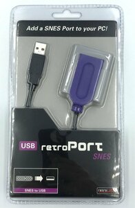 スーパーファミコン(SNES)コントローラー -　USBアダプター(retroUSB)