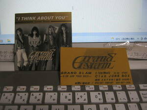 GRAND SLAM グランドスラム / I THINK ABOUT YOU 配布CDS チケット半券付 REACTION RAJAS PRESENCE 44 MAGNUM MAKE-UP