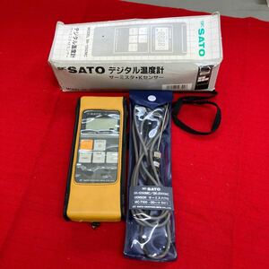 【SATO デジタル温度計 電気機器】サーミスタ Kセンサー SK-1250MC【B10-2③】0306