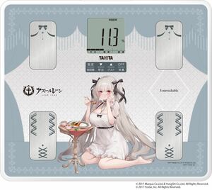 TANITA タニタオンラインショップ限定 音声体組成計 BC-203-AL　アズールレーン　フォーミダブル　モデル 釘宮理恵　アズレン