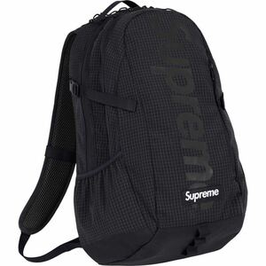送料無料 黒 Supreme Backpack Black 24SS シュプリーム バックパック リュックサック ブラック Box Logo ボックスロゴ 新品未使用