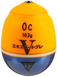 釣研(TSURIKEN) ウキ エキスパートグレV ピュアオレンジ 0C