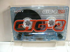 使用済み　中古　　カセットテープ　SONY　CDix2　 Type2　ハイポジ　120分　1本　爪あり　No490　スリムケース
