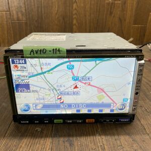 AV10-114 激安 カーナビ ADDZEST MAX850HD 0023797 ナビ HDD CD DVD 確認用配線使用 簡易動作確認済 中古現状品